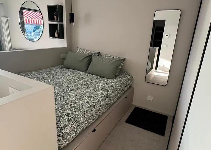 Dernier Etage Coeur Menton, Vue Parking Prive Apartament Mentona